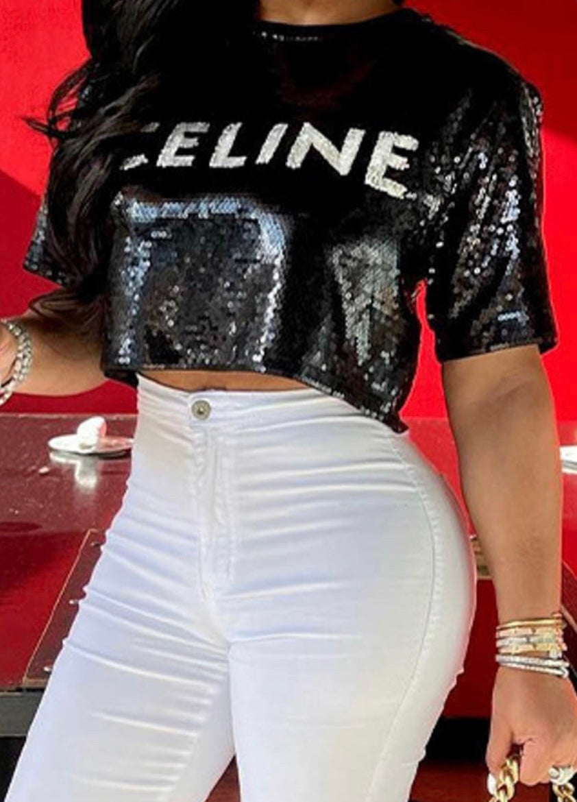 celine crop top for Sale in Brooklyn, NY - OfferUp